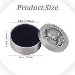 FINGERINSPIRE velvet-inside curl box protects delicate hair and preserves memory.