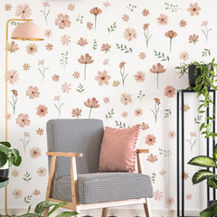 Finpletai wall stickers leaf floral detail add removable color to kids' room walls.