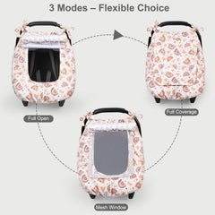 FIOBEE Baby Car Seat Cover inner-soft-skin provides gentle touch for newborn delicate skin.