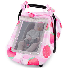 Fiobee car seat cover in full open mode for easy access