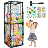 Fiobee stuffed animals storage zoo with large capacity keeps toys tidy and accessible.