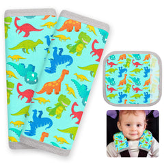FIODAY seat belt cover pad small adds soft comfort for baby's delicate skin during rides.