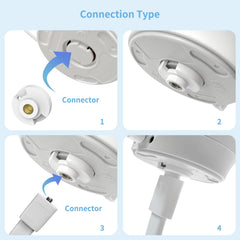 Firskids baby monitor mount length of 50 cm allows flexible positioning.