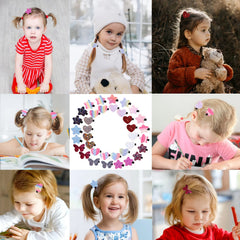 Fishdown Sparkle Sequins alligator clip close-up shows secure grip for toddler hairstyles.
