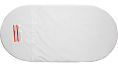 Fisher-Price bassinet sheet quick-change in action without tools.