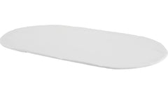 Fisher-Price bassinet sheet machine-washable for easy cleanup.
