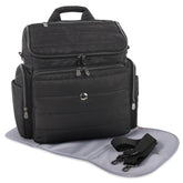 Fisher-Price Madison crossbody tote with matching changing pad for clean on-the-go changes