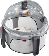 Fisher-Price projection dome mobile with music engages newborns during play and sleep.