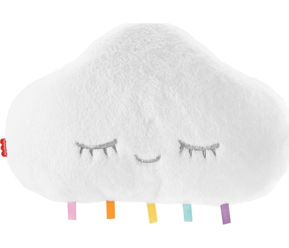 Fisher-Price Twinkle & Cuddle Cloud attaches to crib for calming bedtime routine.