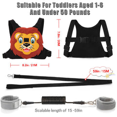 FITARTS Anti-Lost Wrist Link close-up highlights secure buckle for supervising in crowds
