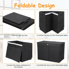 Fiwochic dust-proof lid keeps clutter hidden and space tidy.