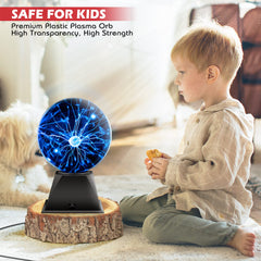 Flashmen plasma ball sound-responsive mode dances to music for energetic displays