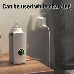 Flashstar portable bottle warmer rapid-warming demonstrates quick feeding on busy mornings.
