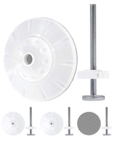 Flauzmann baby gate extender kit spindle rods, sturdy bolts for secure extension.