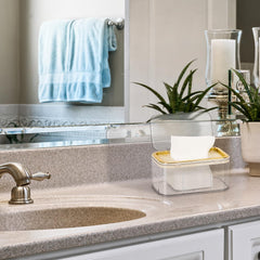 Flenpptly wall-mount design frees counter space and keeps wipes within reach.