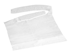 FlexCare disposable bib with crumb catcher pocket for mess-free meals