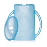Flipping Holder supports juice boxes for mess-free on-the-go feeding.
