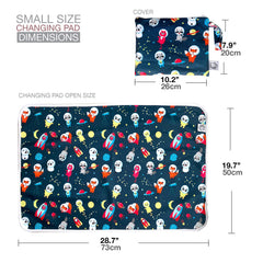 FLOCK THREE storage bag zipper-closed for organized travel and quick access.