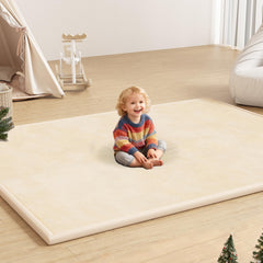 Floisdace baby play mat memory foam 1.3-inch cushions tummy time.