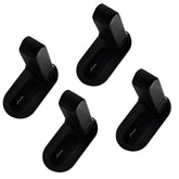 Flowden childproof door lever lock pack4, front view ready for installation