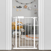 Flower Frail narrow baby gate adjustable width for fitment and easy hallway safety.