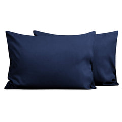 FLXXIE navy toddler pillowcase 14x20, ideal for travel and simple pillow protection.