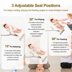 FlyBoss 3-in-1 recline positions demonstrate easy one-hand adjustment for comfort.