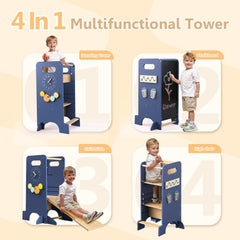 FlyingBoom Toddler Tower chalkboard Montessori board for creative learning breaks.