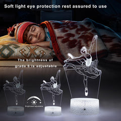 FlyonSea Ballet Night Light USB and battery power gives flexible kid-safe setup