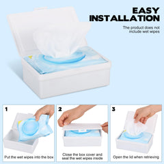 FMOACEN wipes dispenser in durable PP plastic withstands daily use.