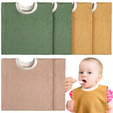 Foaincore baby bibs slip-on six-pack colors display for coordinated meals