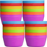 Foaincore kids bowls blue set: durable 10oz portions for cereals and snacks