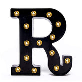Foaky LED marquee letters night light with portable design for home or events
