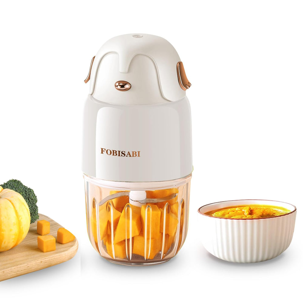 FOBISABI baby food maker glass bowl for smooth purees and durable use.
