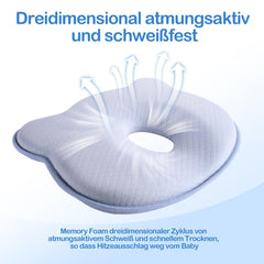 FOBSERD soft pillow cover offers plush feel and gentle touch on baby's skin