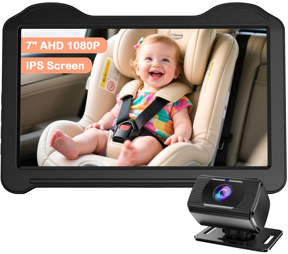 Fodkh 7-inch car baby camera display for real-time backseat monitoring