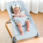 Fodoss Baby Bouncer front blue view for portable comfort.