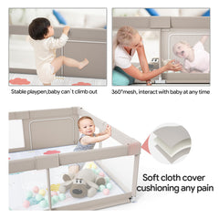 Fodoss base with four suction cups keeps playpen secure