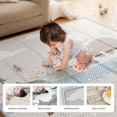 Fodoss playpen travel 47x47 compact image highlights portability for on-the-go use.