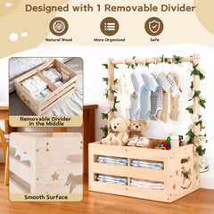 Foileon Baby Shower Crate Closet includes assembly guide for quick setup.