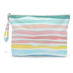 Fokongna wet dry bag front view highlights ample space for cosmetics and travel items.