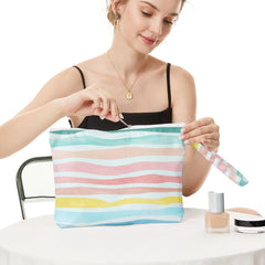 Fokongna wet dry bag interior shows waterproof lining keeps items protected.
