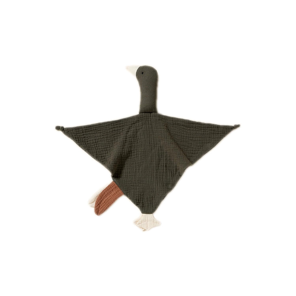 FOMAISELF baby lovey goose green brown on-the-go calming infant use
