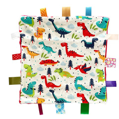 FOMAISELF tag blanket close-up shows ultra-soft plush and small animal appeal for comforting touch