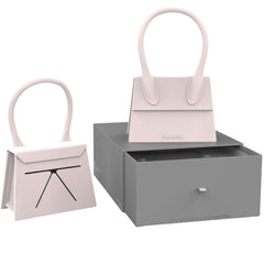 FoodieTot toddler snack purse front view ideal for on-the-go puffs and yogurt melts.