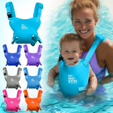 FOR REST WATER baby carrier front view shows adjustable fit for growing babies.