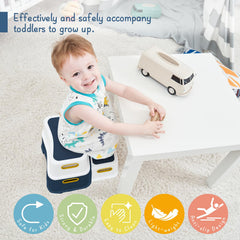 Forbena toddler step stool is waterproof and easy to clean in bathrooms.