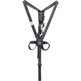 Fornel 5-point high chair harness on chair supports secure mealtime seating.
