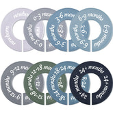 ForraFun baby closet dividers colorful collection show organized wardrobe at a glance