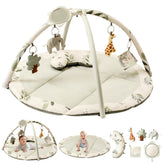 Fortella Baby Play Gym setup showcases large, safe tummy-time space for newborn exploration